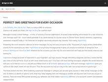 Tablet Screenshot of highonsms.com